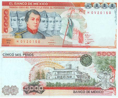 5000 Песо (Мексика)