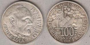  100 . 1985 . "Emile Zola 1885-1985 Germinal"