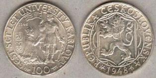  100 . 1948 . "Sest Set Let University Karlovy"